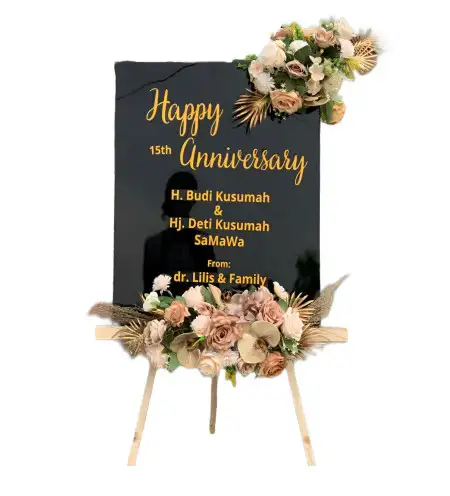 Papan Bunga Akrilik Mangkupalas